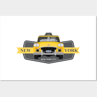 New York Yellow Cab Posters and Art